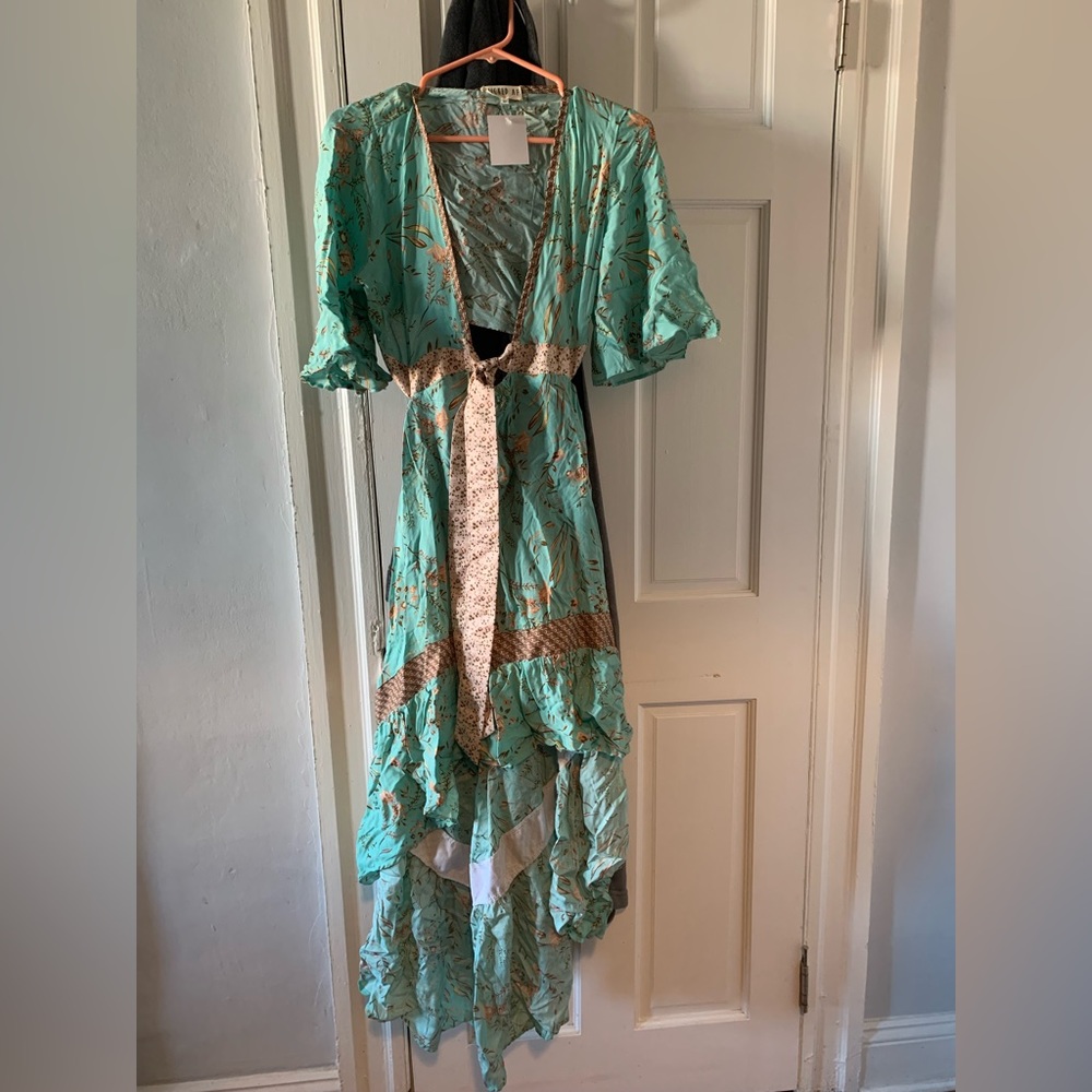 Wicked AF high to low boho dress with cut outs. Tags still on never worn!